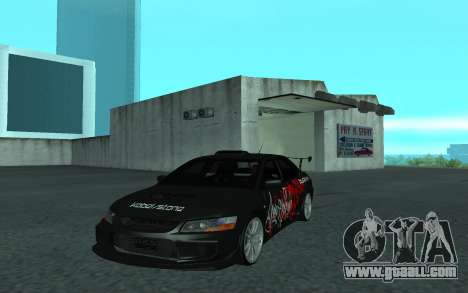 Mitsubishi Lancer Evolution VII for GTA San Andreas