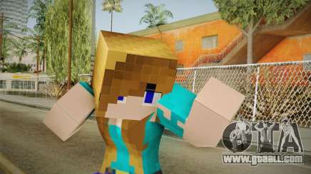 Minecraft - Stephanie for GTA San Andreas