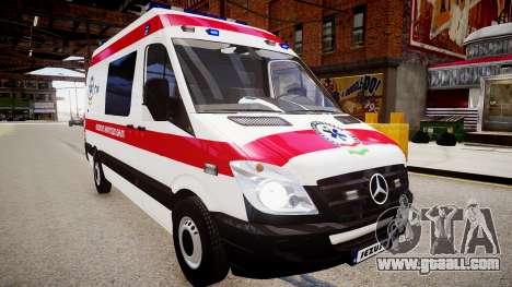Hungarian Mercedes Sprinter Ambulance for GTA 4