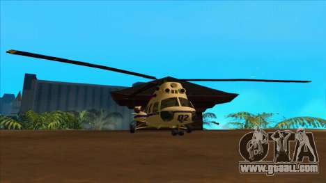 The helicopter of the police Federation for GTA San Andreas