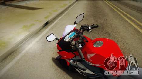 Honda CBR150R 2016 Racing Red for GTA San Andreas