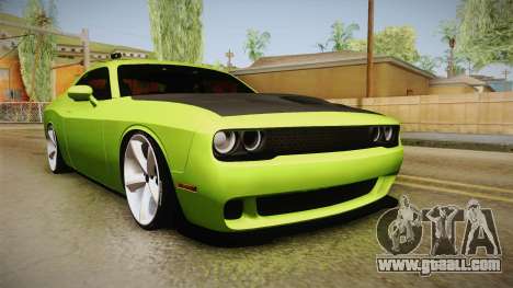 Dodge Challenger Hellcat 2015 for GTA San Andreas