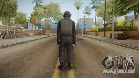 GTA Online Military Skin Black-Negro for GTA San Andreas