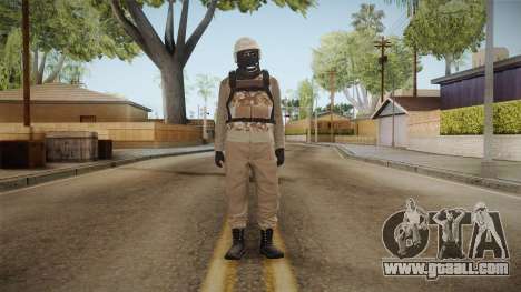 GTA Online Military Skin Beige for GTA San Andreas