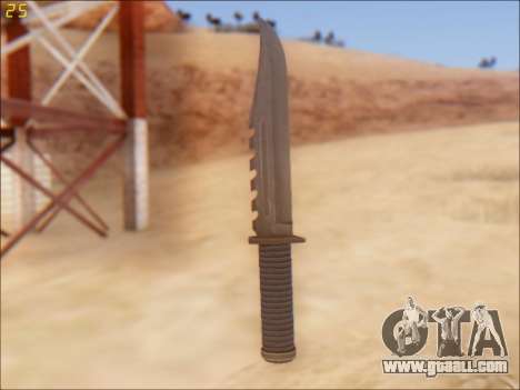 GTA 5 Knife for GTA San Andreas