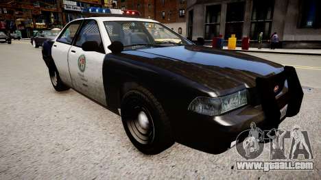 The police car of GTA V for GTA 4