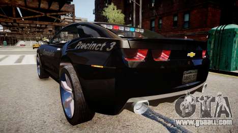 Chevrolet Camaro Concept Police for GTA 4