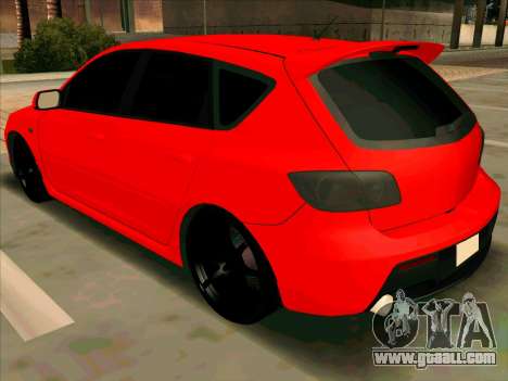 Mazda 3 Red for GTA San Andreas