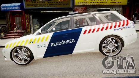 Hungarian Audi Police Car for GTA 4