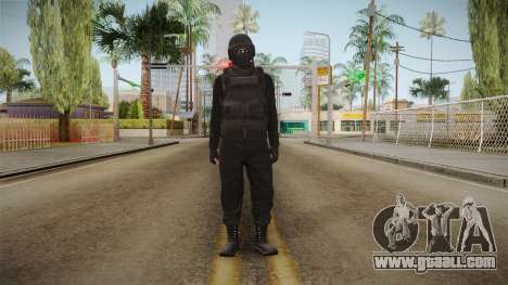 GTA Online Military Skin Black-Negro for GTA San Andreas