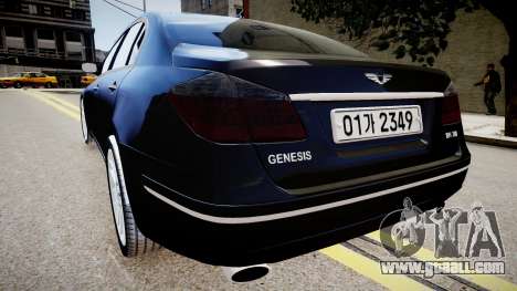 Hyundai Genesis 2008 for GTA 4