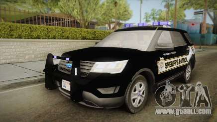 Ford Explorer 2016 Red County Sheriffs Office for GTA San Andreas