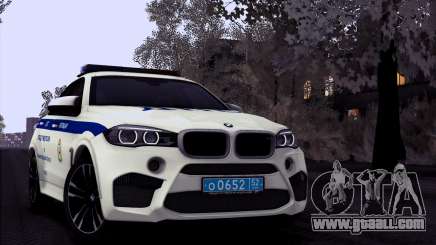 BMW X6M 2015 Russian Police for GTA San Andreas