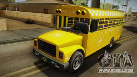 GTA V Vapid Police Prison Bus for GTA San Andreas
