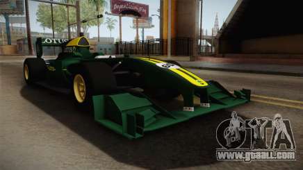 F1 Lotus T125 2011 v1 for GTA San Andreas