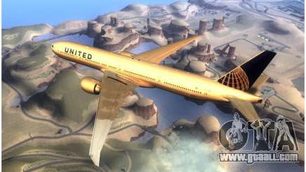United Airlines Boeing 777-322ER - N58031 for GTA San Andreas
