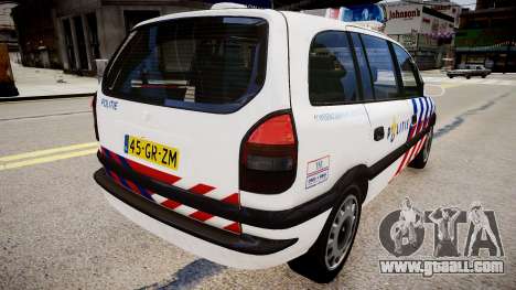 Opel Zafira Police for GTA 4