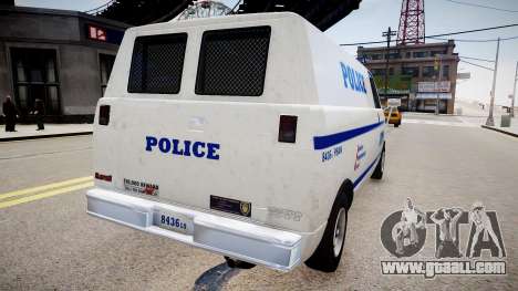 LCPD Declasse Burrito Police Transporter for GTA 4