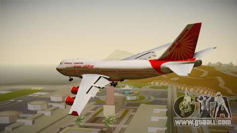 Boeing 747-400 Air India Khajuraho for GTA San Andreas