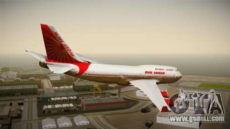 Boeing 747-400 Air India Khajuraho for GTA San Andreas