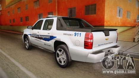 Chevrolet Avalanche 2008 Emergency Management for GTA San Andreas