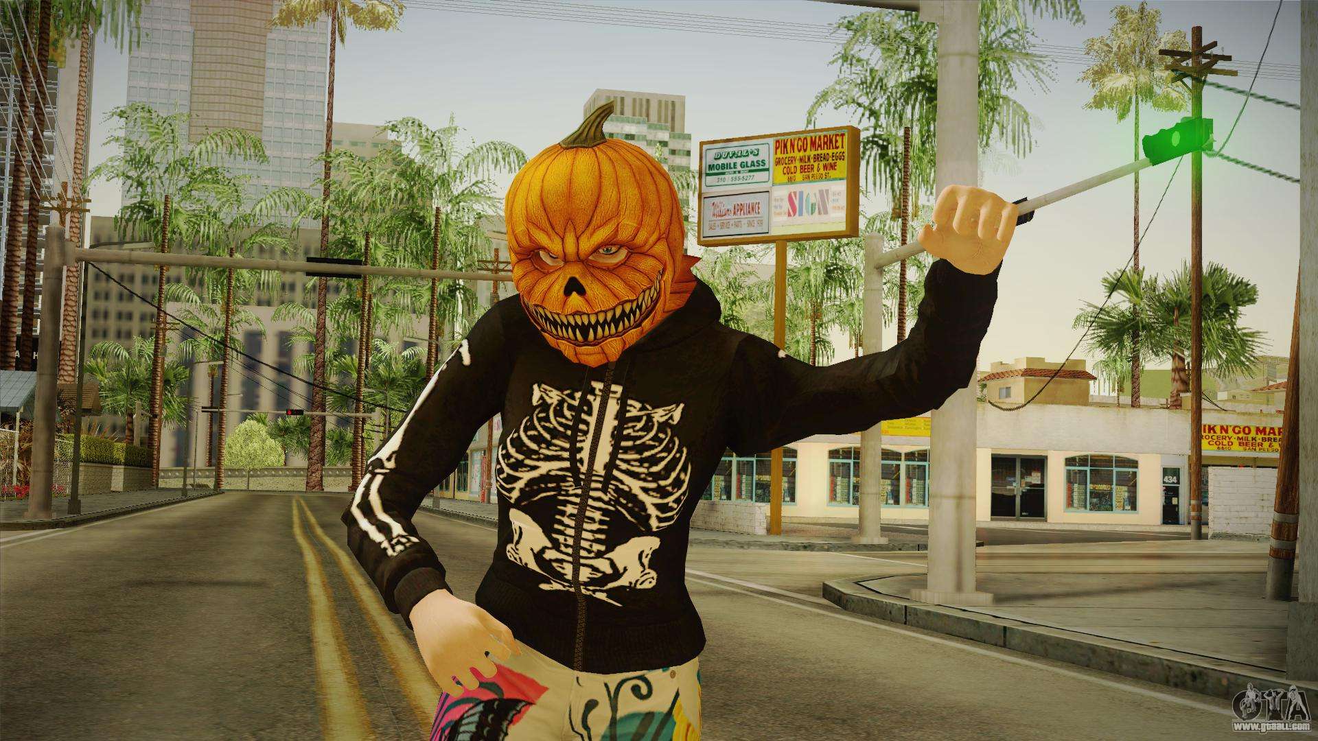 GTA 5 Halloween Skin 1 for GTA San Andreas