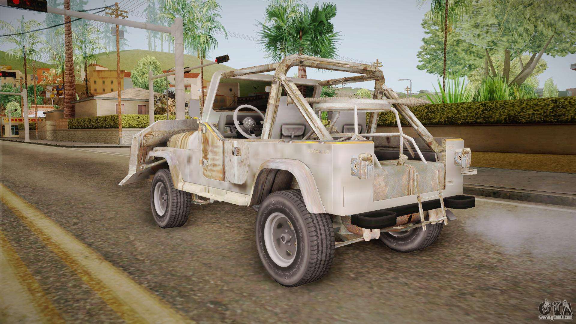 Jeep Wrangler Mad Max Style for GTA San Andreas