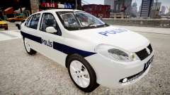 Renault Clio Symbol Police 2011 for GTA 4