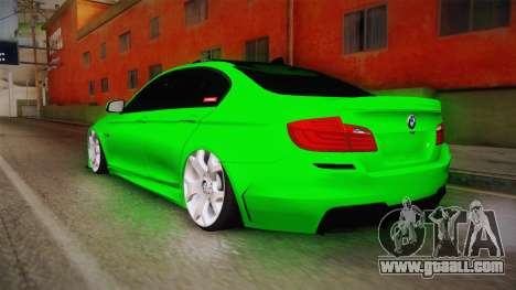 BMW M5 F10 Hulk for GTA San Andreas