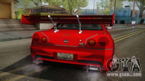 Nissan Skyline R34 Tuned for GTA San Andreas