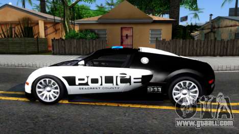 Bugatti Veyron NFS HP Police for GTA San Andreas