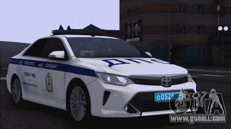 Toyota Camry for traffic police for GTA San Andreas