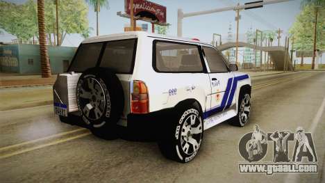 Nissan Patrol Y61 Police for GTA San Andreas