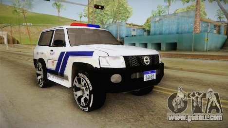 Nissan Patrol Y61 Police for GTA San Andreas
