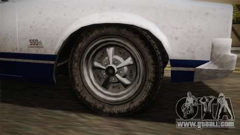 GTA 5 Declasse Sabre GT Painted Bumpers for GTA San Andreas