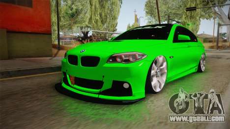 BMW M5 F10 Hulk for GTA San Andreas