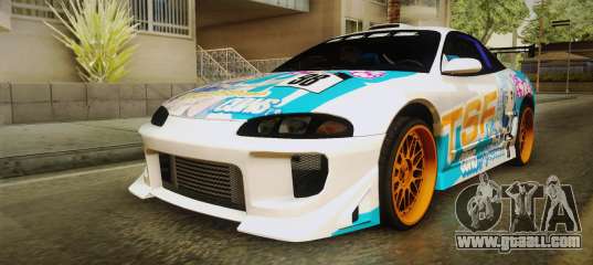 Mitsubishi Eclipse Tachibana Sylphynford Itasha for GTA San Andreas