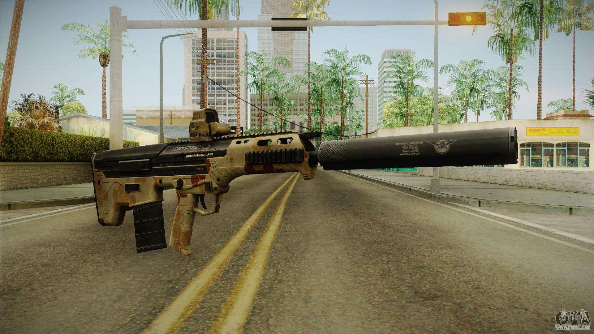 DesertTech Weapon 2 Camo Silenced for GTA San Andreas