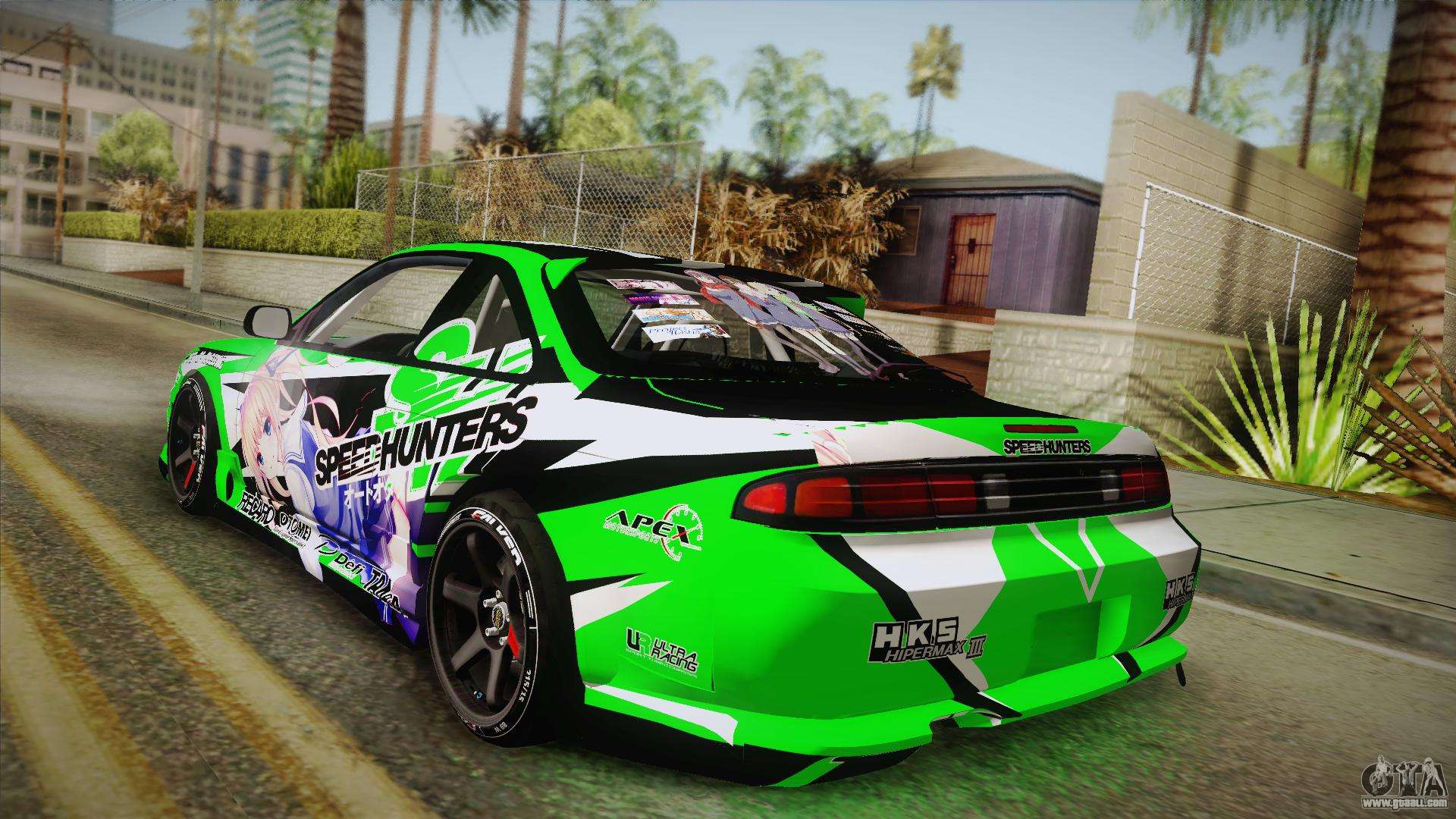 Nissan Silvia S14 Drift Speedhunters Saekano for GTA San Andreas