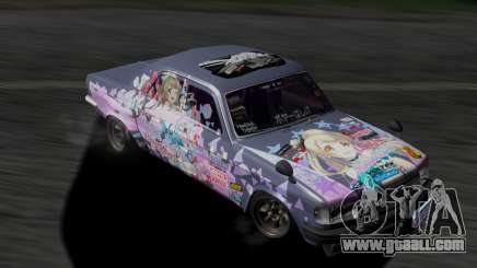 GAZ 24-29 ITASHA PROJECT LOVELIVE MINAMI KOTORI for GTA San Andreas