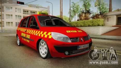 Renault Scenic Mk2 Crveni Taxi for GTA San Andreas
