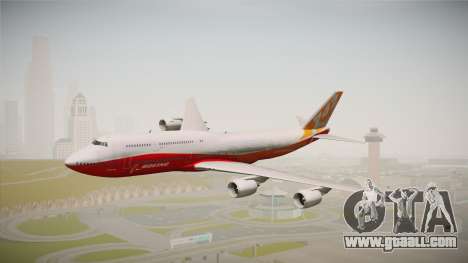 Boeing 747-8I Sunrise Livery for GTA San Andreas
