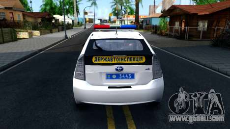 Toyota Prius Ukraine Police for GTA San Andreas