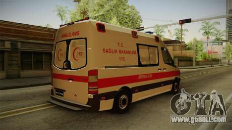 Mercedes-Benz Sprinter Turkish Ambulance for GTA San Andreas