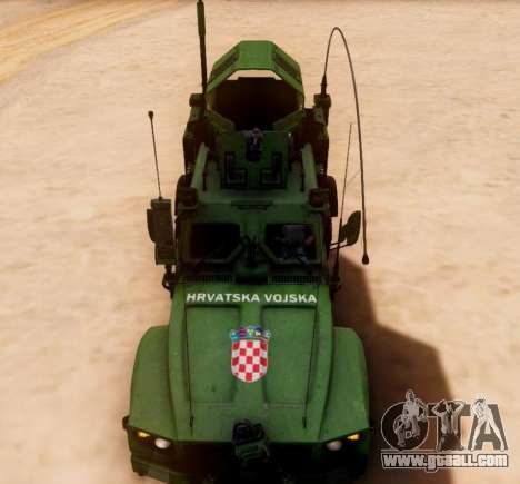 Oshkosh M-ATV Croatian Armoured Vehicle Texture for GTA San Andreas