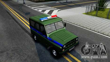 UAZ-31512 Military Auto Inspection for GTA San Andreas