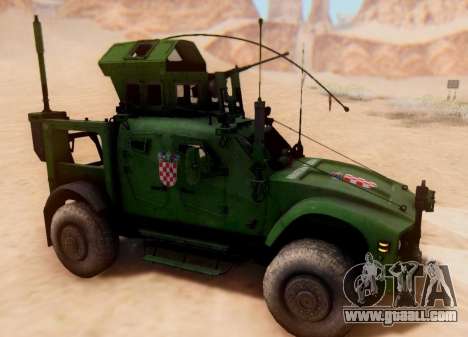 Oshkosh M-ATV Croatian Armoured Vehicle Texture for GTA San Andreas