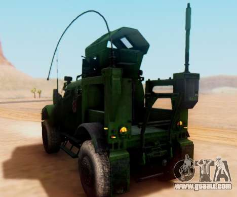 Oshkosh M-ATV Croatian Armoured Vehicle Texture for GTA San Andreas