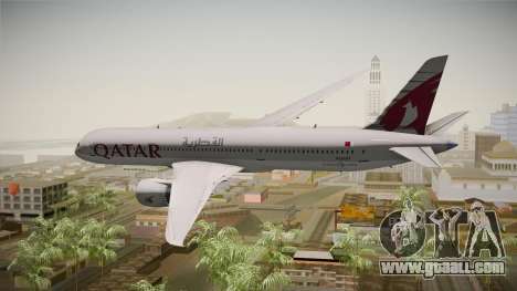 Boeing 787 Qatar Airways for GTA San Andreas