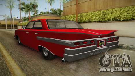 GTA 5 Declasse Voodoo 4-door for GTA San Andreas